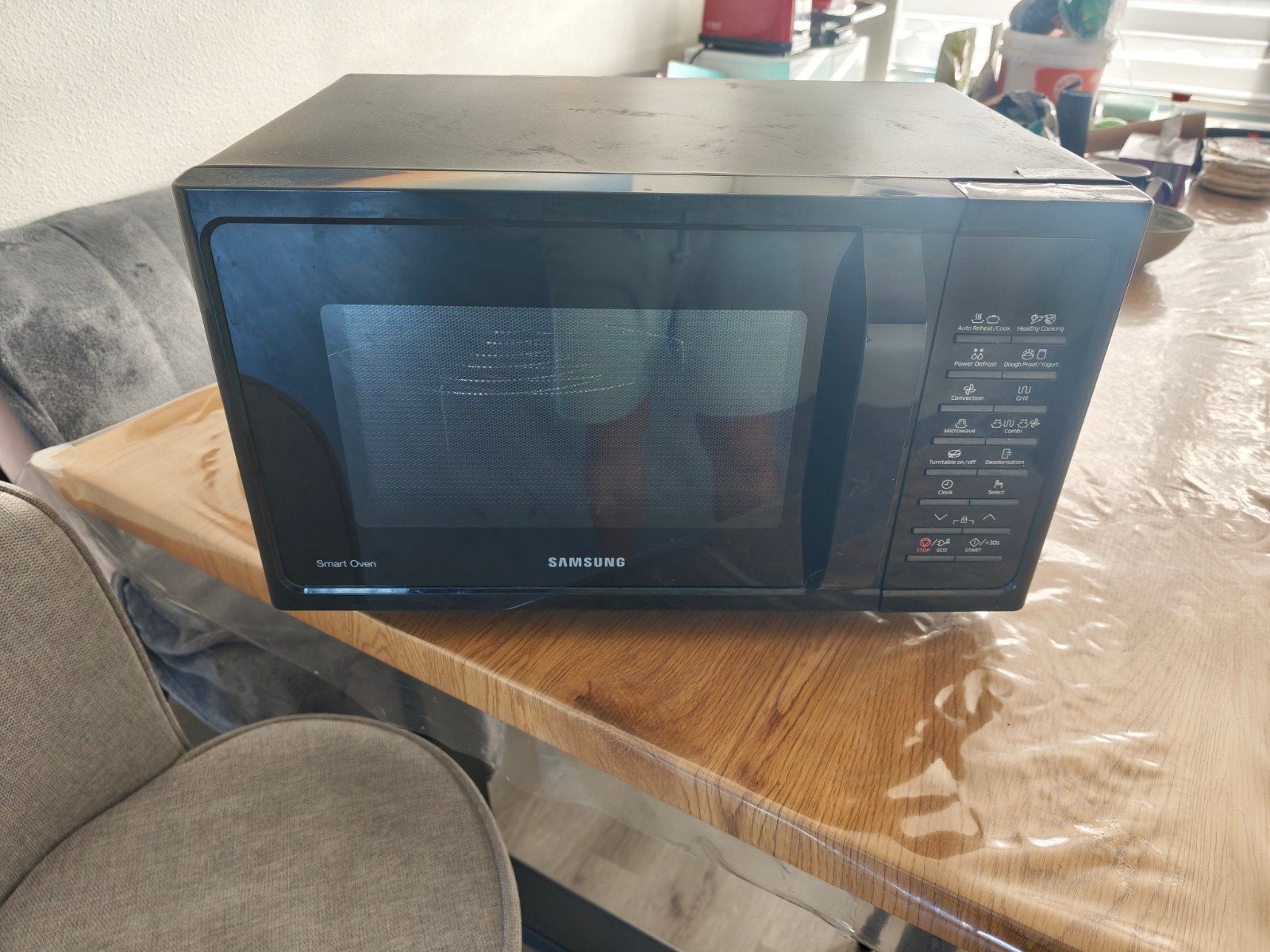 Samsung Combimagnetron MC28H5015AK – In nette en werkende st, Witgoed en Apparatuur, Magnetrons, Ophalen of Verzenden, Gebruikt