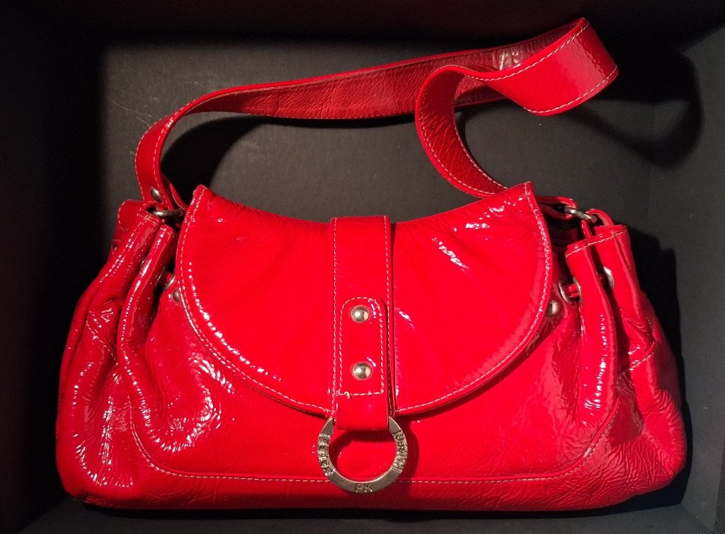 Burberry Moon bag Cherry Red Iconic Crescent Shape Y2K Tas, Sieraden, Tassen en Uiterlijk, Ophalen of Verzenden, Zo goed als nieuw