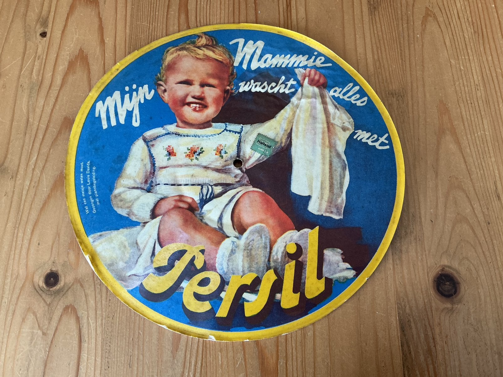 Persil  Ata reclamebordje, Ophalen of Verzenden, Reclamebord