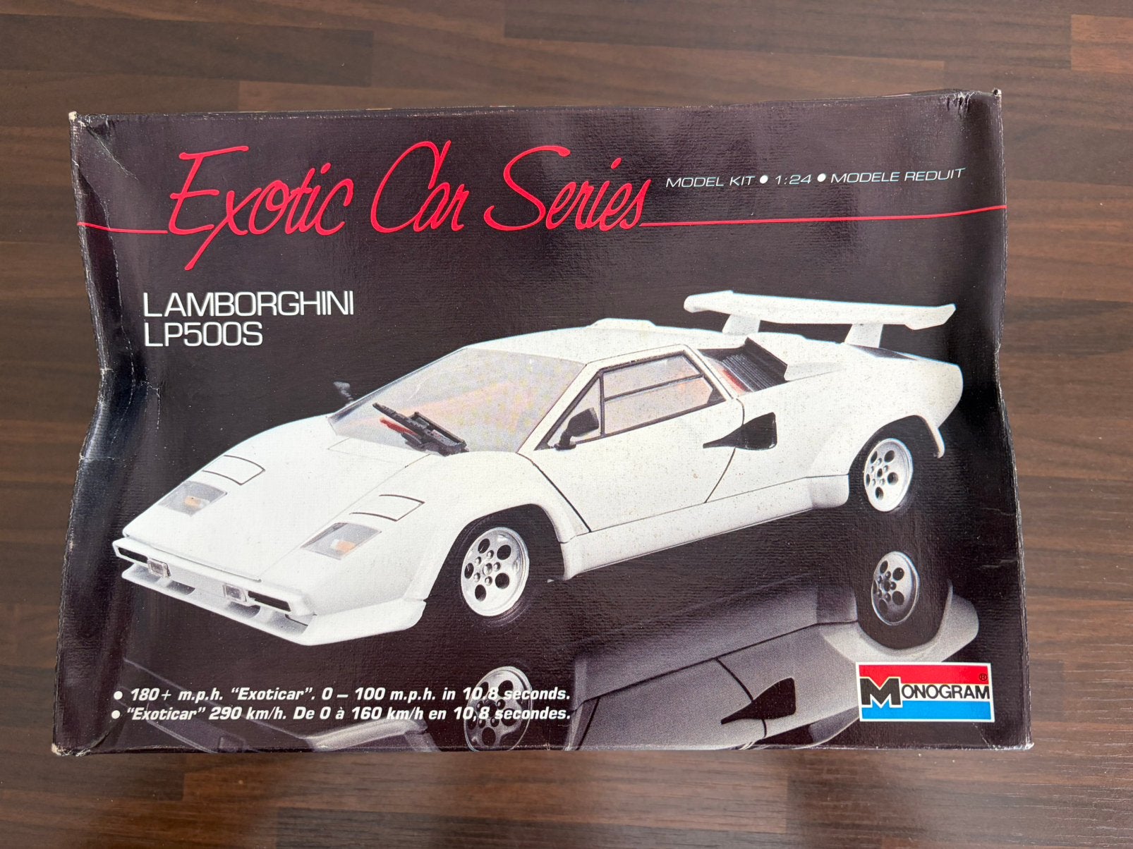 Monogram Lamborghini Countach LP500S 1/24, USA, Auto, Groter dan 1:32, Ophalen of Verzenden, Zo goed als nieuw