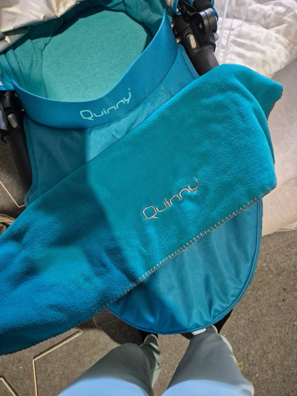 zeer compleet quinny buzz dreami kinderwagen blauw buggy, Ophalen, Gebruikt, Quinny, Verstelbare duwstang