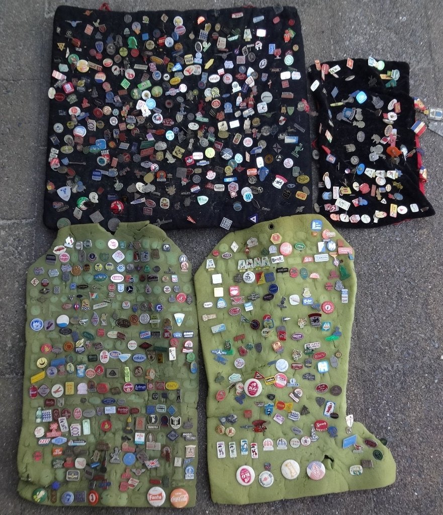 Big shopper tas vol met SPELDJES vellen bieden va 25 euro, Ophalen of Verzenden, Gebruikt, Overige onderwerpen, Speldje of Pin