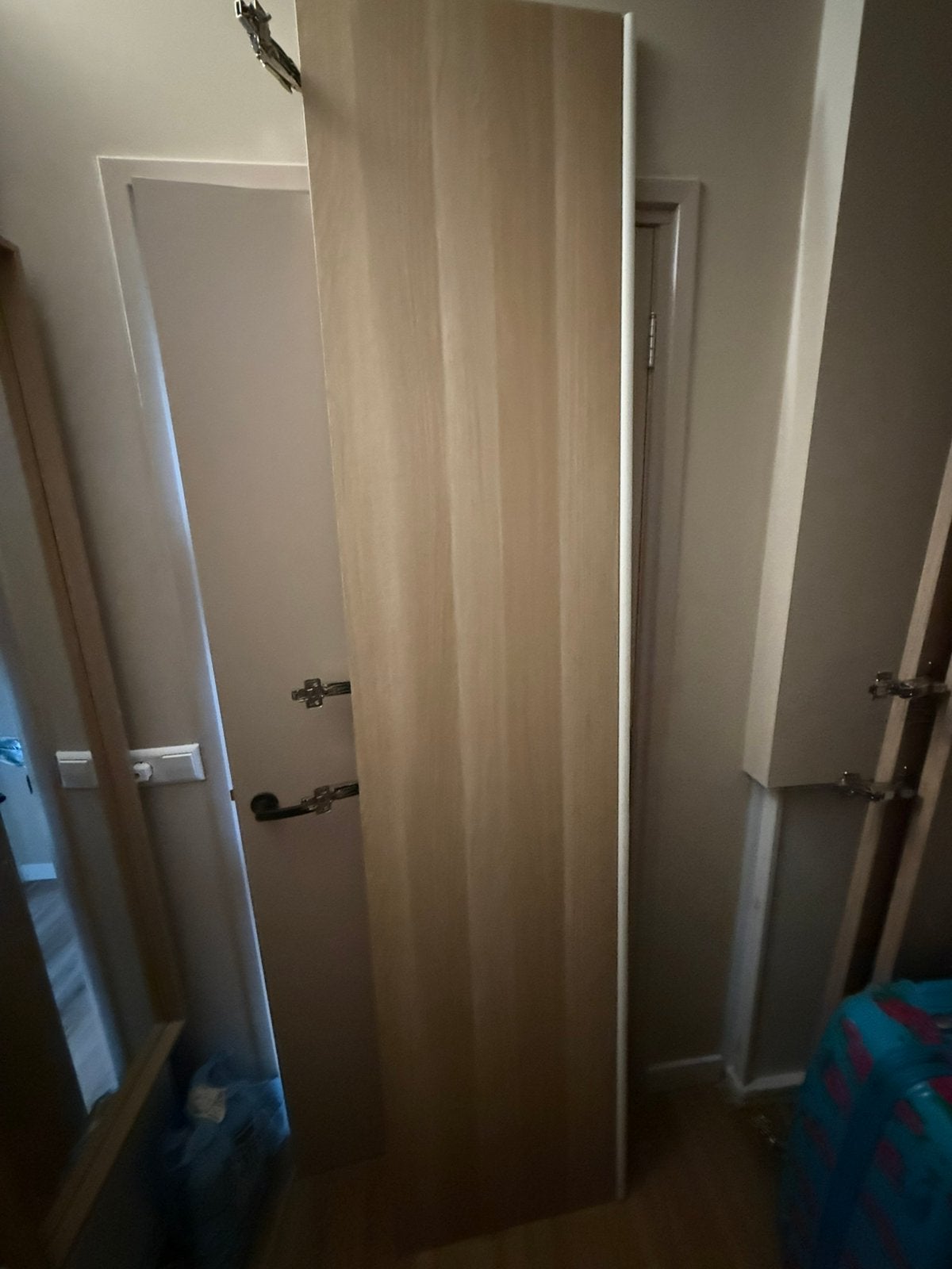 IKEA PAX STORKLINTA deuren eiken – 5 stuks – 201 cm, Doe-het-zelf en Verbouw, Deuren en Horren, Ophalen, Zo goed als nieuw, Binnendeur