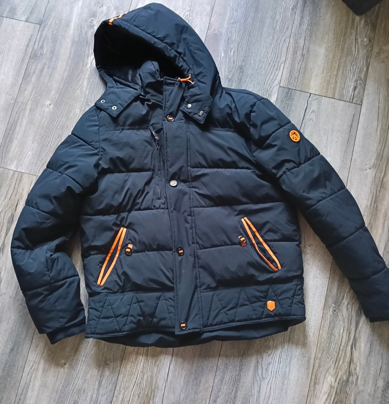 Bruno Banani Winterjas - Zo goed als nieuw, Blauw, Overige maten, Ophalen of Verzenden, Zo goed als nieuw