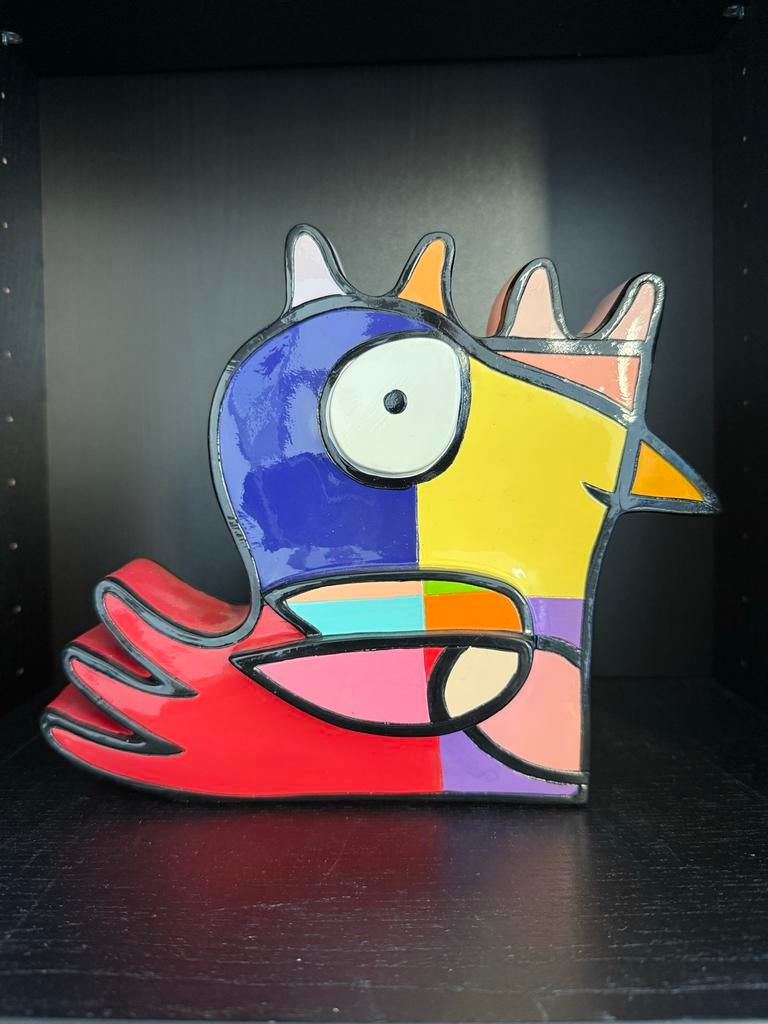 Jacqueline Schäfer 'Vreemde Vogel'  Gelimiteerd 86/250, Ophalen of Verzenden