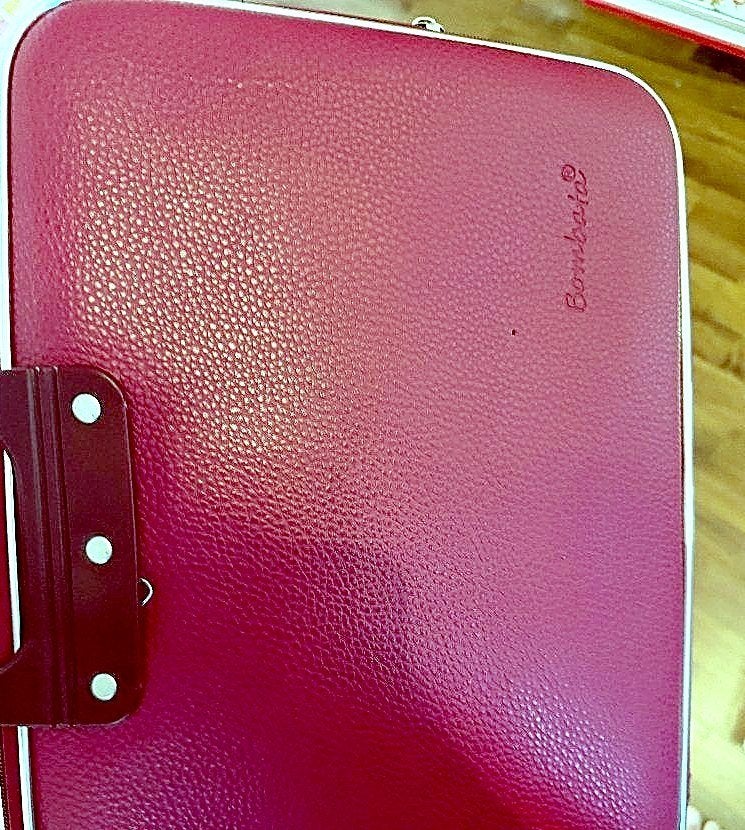 Bombata laptoptas rood — Italiaans design, nette staat, Ophalen, 15 inch, Gebruikt, Rood