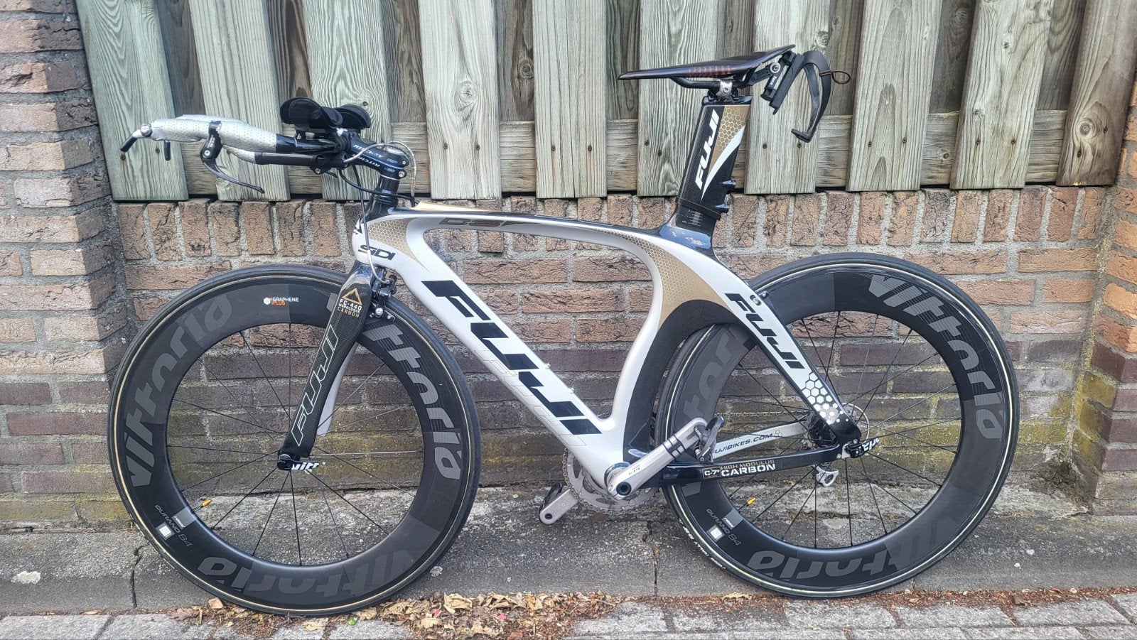 Fuji d6 tijdritfiets triathlonfiets timetrail tt carbon, Fietsen en Brommers, Ophalen of Verzenden