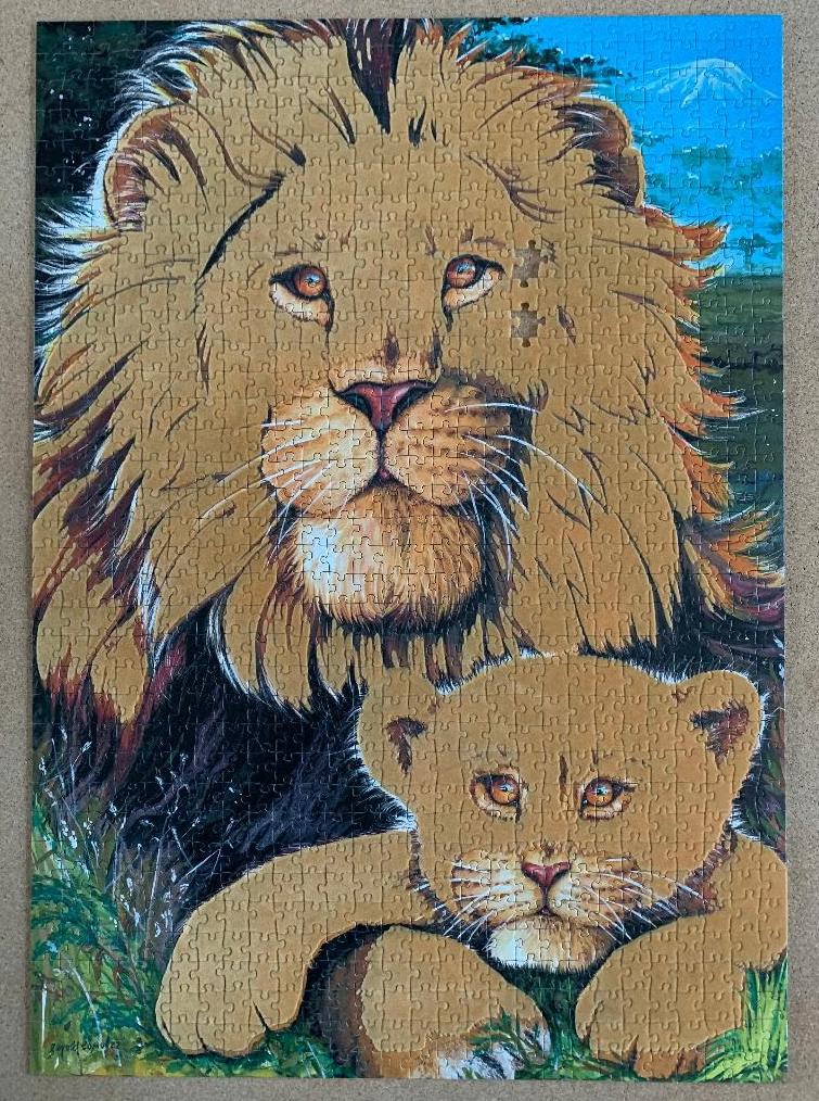Flokati puzzel; 1000-2 st; Ravensburger; RUILEN; fluweel, Ophalen of Verzenden, 500 t/m 1500 stukjes, Zo goed als nieuw, Legpuzzel