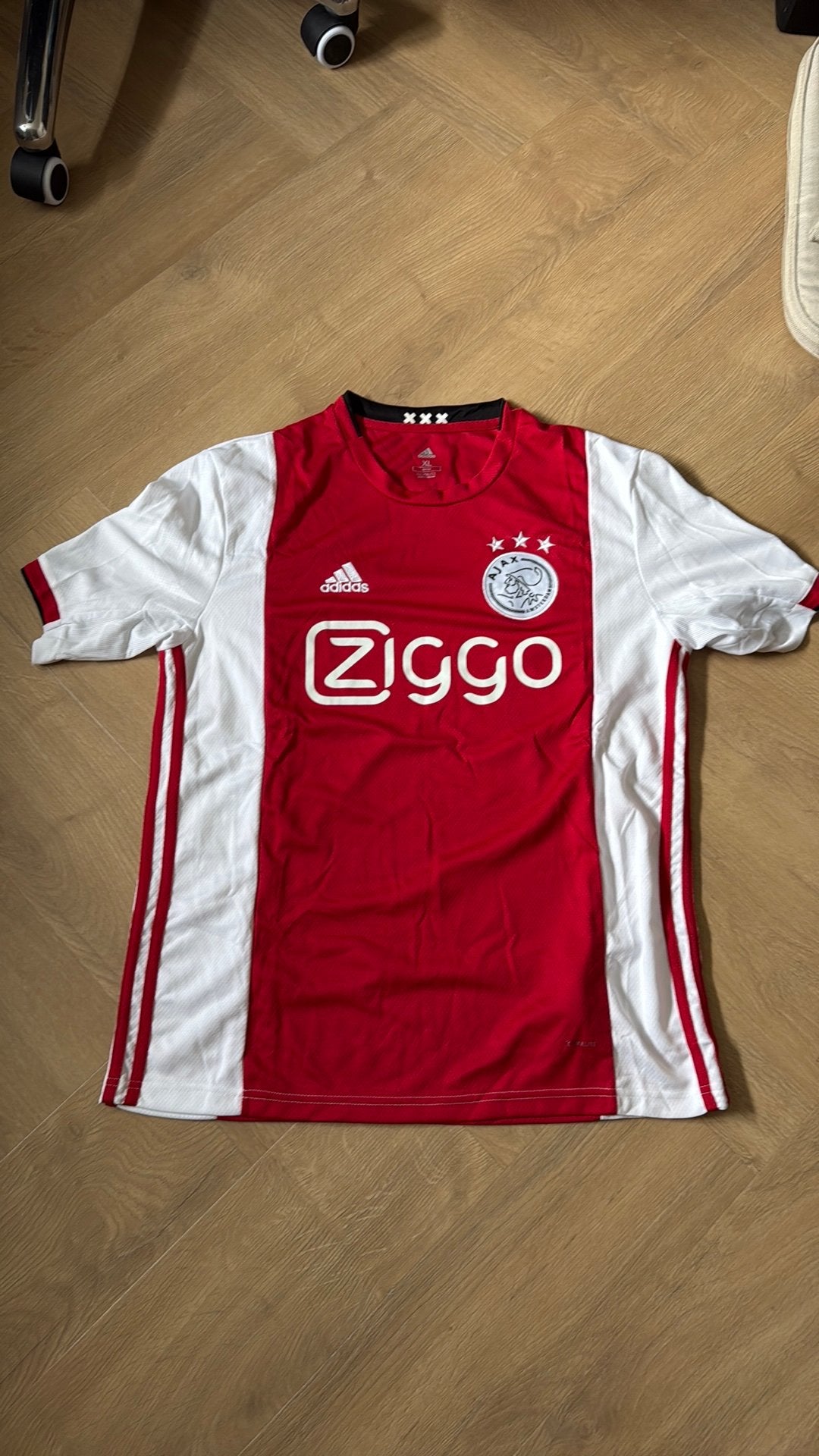 Als nieuw: Origineel Ajax Thuisshirt champions league XL, Maat XL, Ophalen of Verzenden, Zo goed als nieuw, Shirt