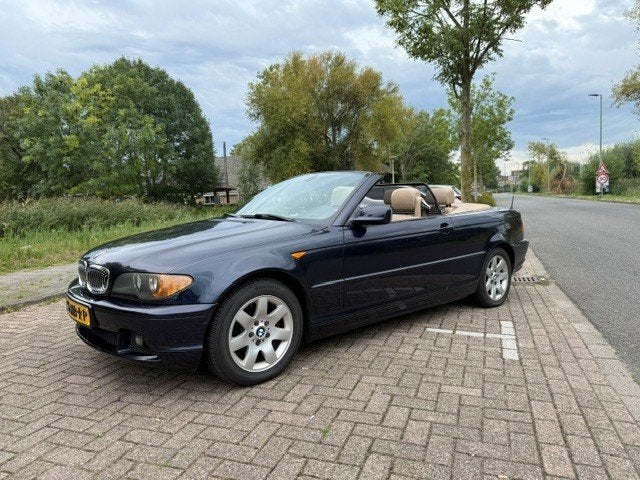 BMW 3-Serie 2.0 CI 318 Cabrio AUT 2003 Blauw, Auto's, Automaat, Achterwielaandrijving, 1995 cc, Cabriolet