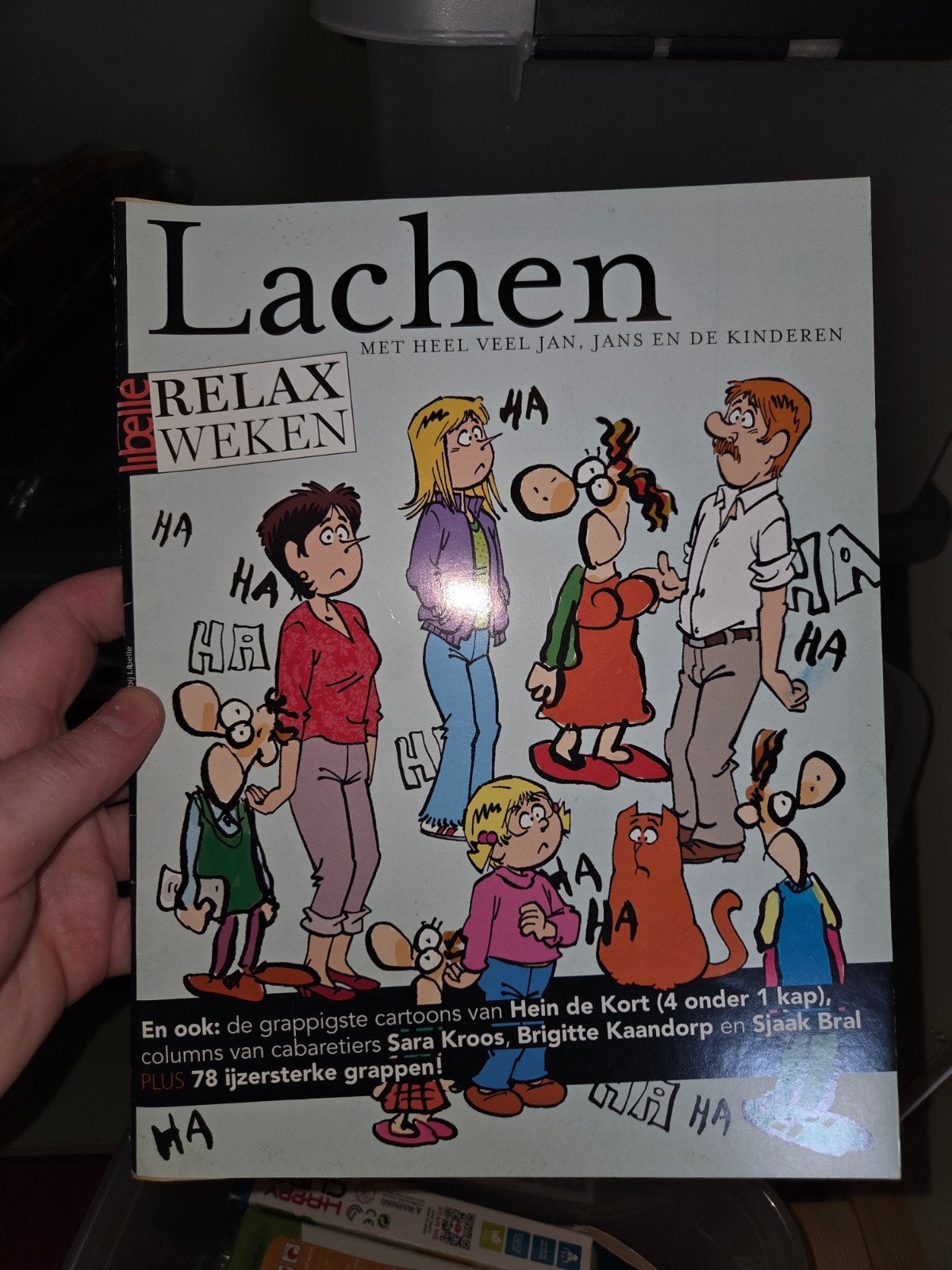Lachen: Relax Weken - Met Jan, Jans en de Kinderen, Ophalen of Verzenden, Gelezen, Hein de Kort, Sara Kroos, Brigitte Kaandorp, Sjaak Bral