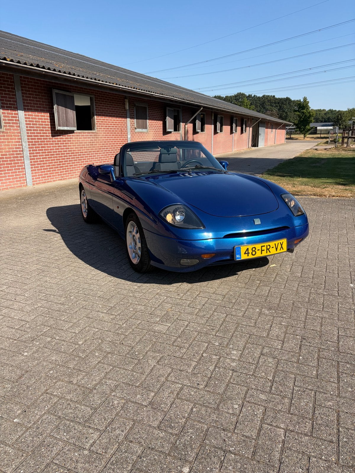 Fiat Barchetta 1.8 16V 1996 Blauw, 450 kg, 40 €/maand, Cabriolet, Blauw