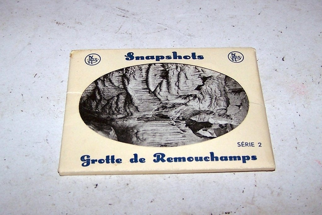 Vintage Snapshots Grotte de Remouchamps. 10 foto's in mapje., Ophalen of Verzenden
