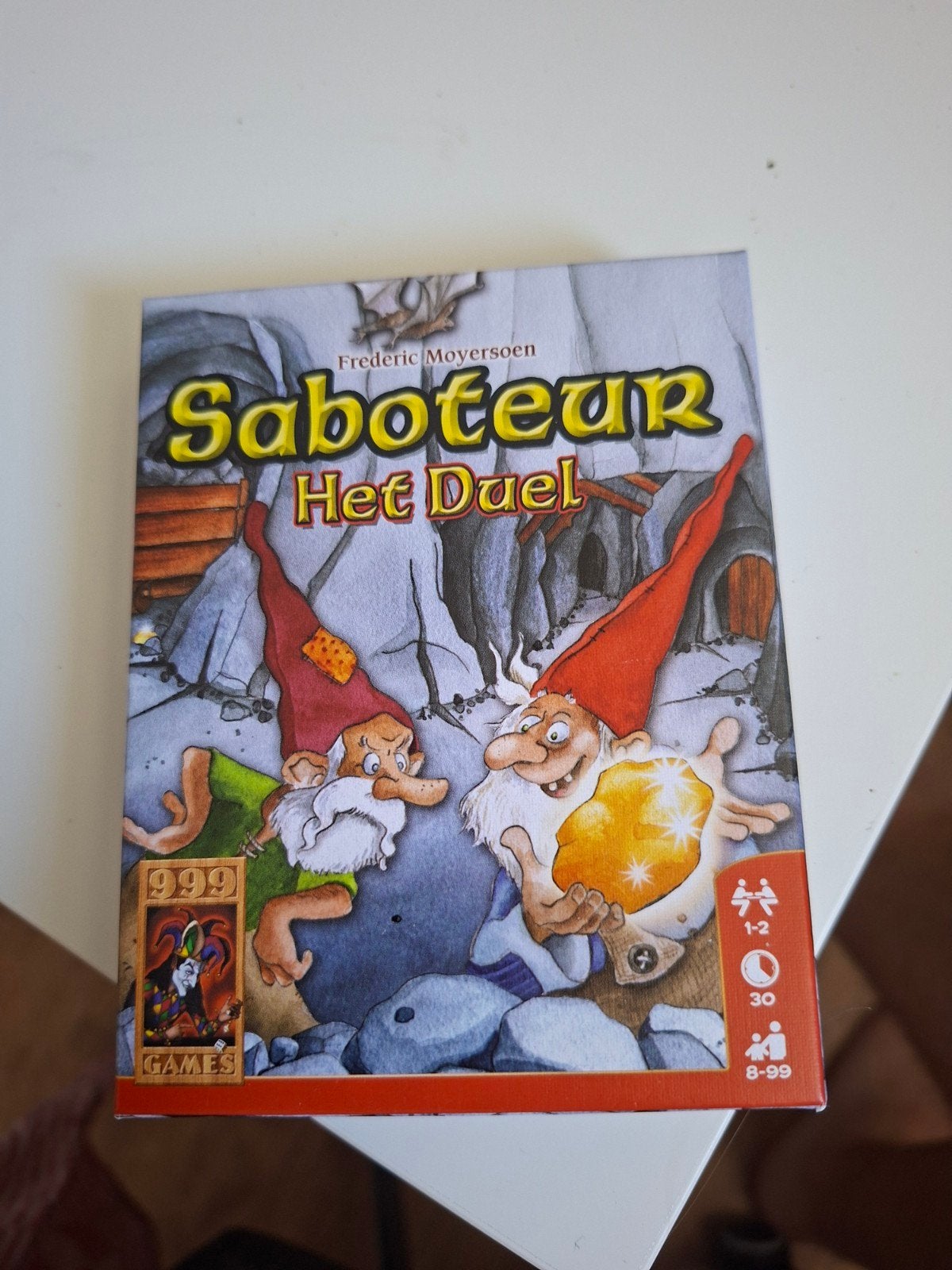 Saboteur Het Duel, Een of twee spelers, Ophalen, Zo goed als nieuw, 999 Games