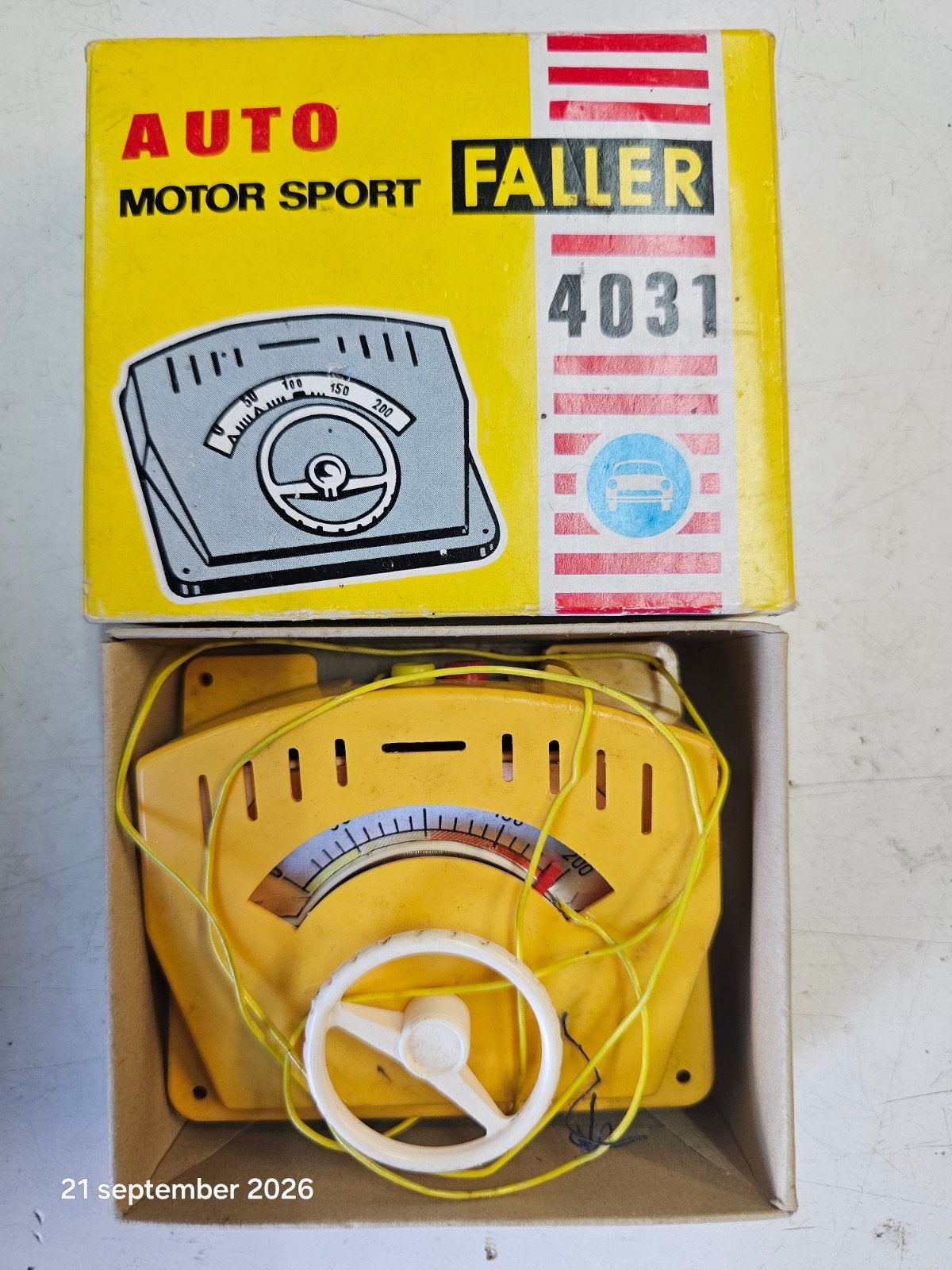 Faller AMS Auto Motor Sport 4031 Vintage Racebaan Controlle, Overige merken, Gebruikt, Onderdelen, Ophalen of Verzenden