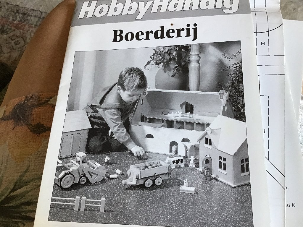 Bouwtekening houten boerderij, Ophalen of Verzenden, Nieuw, Groter dan 1:32