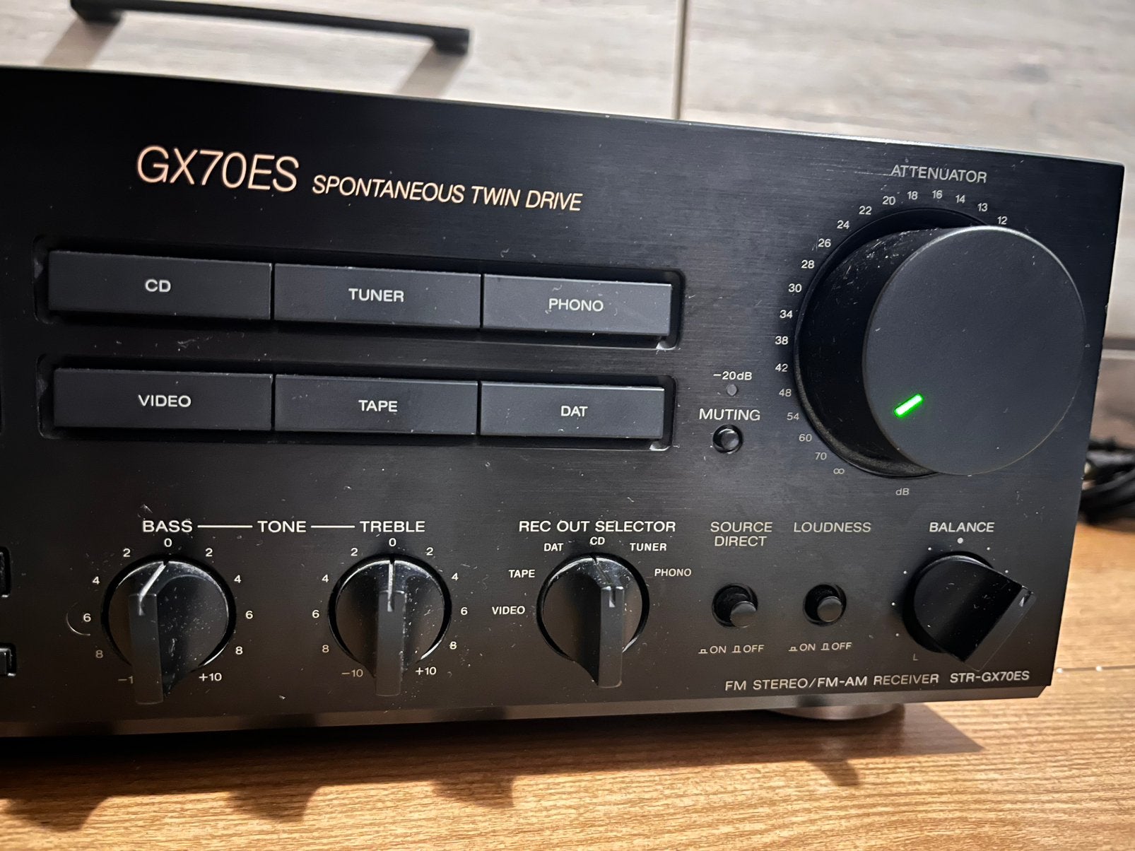 SONY ES Vintage Audio High-End Veresterker  ( STR-GX70ES ), Ophalen of Verzenden, Zo goed als nieuw, 120 watt of meer, Sony