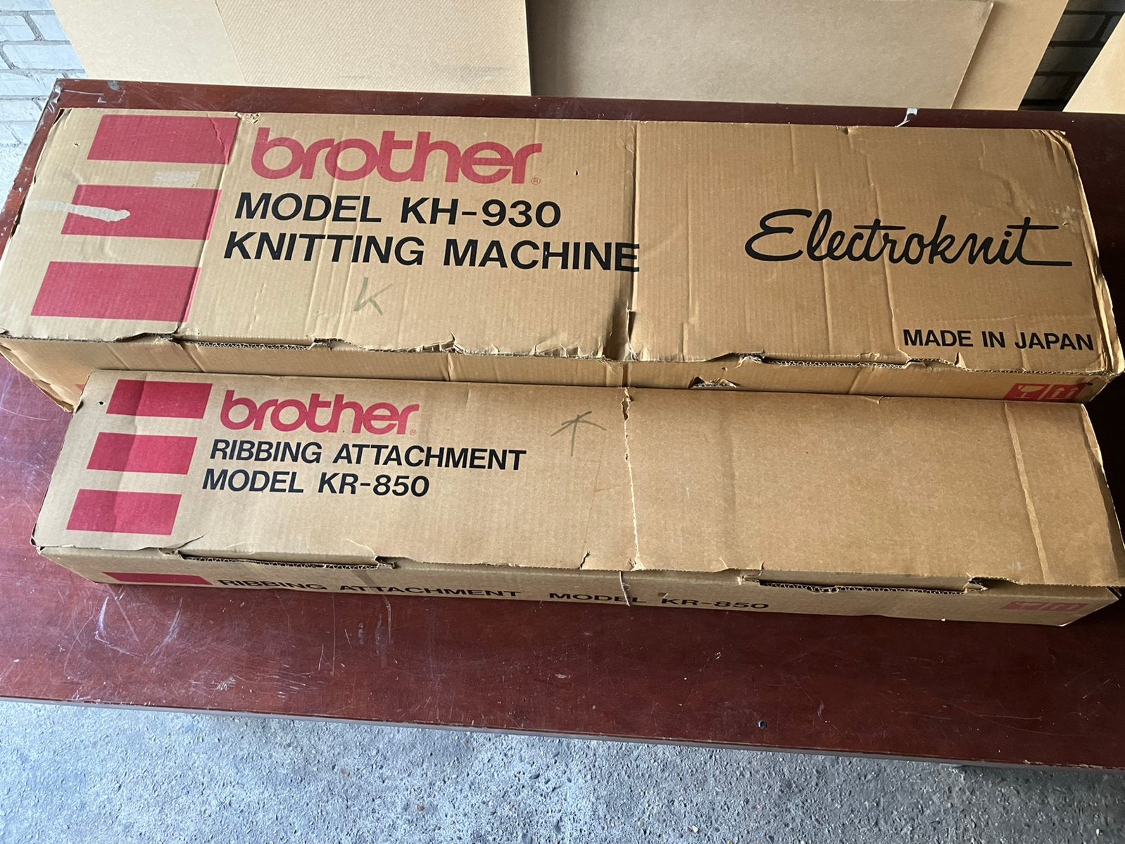 Onderdelen van Brother KH-930 / KR-850 breimachine zie tekst, Ophalen, Zo goed als nieuw, Breien, Machine