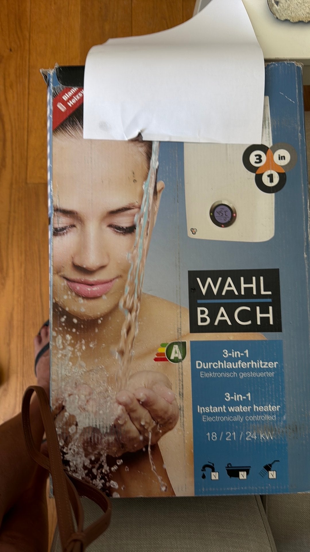 Doorstroomapparaat voor warmwater, Ophalen, Boiler, Minder dan 20 liter, Minder dan 3 jaar oud