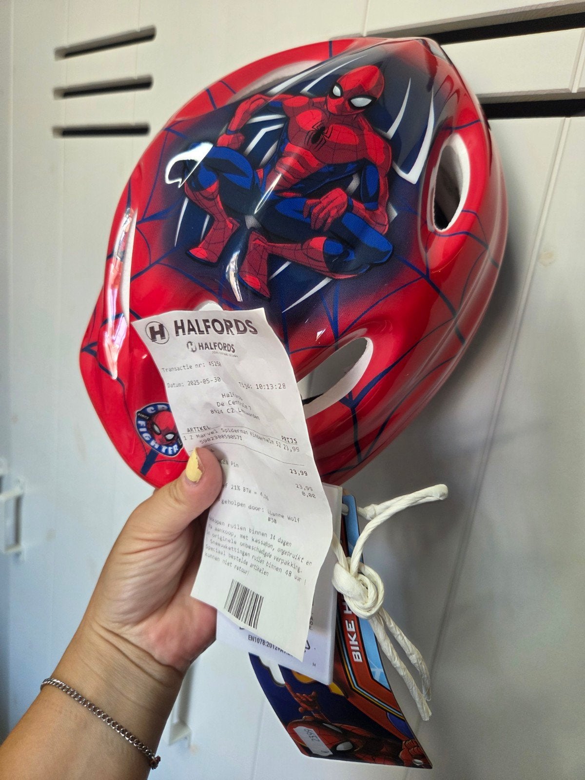 Kinder fietshelm, Ophalen, Nieuw, Jongen, Spiderman