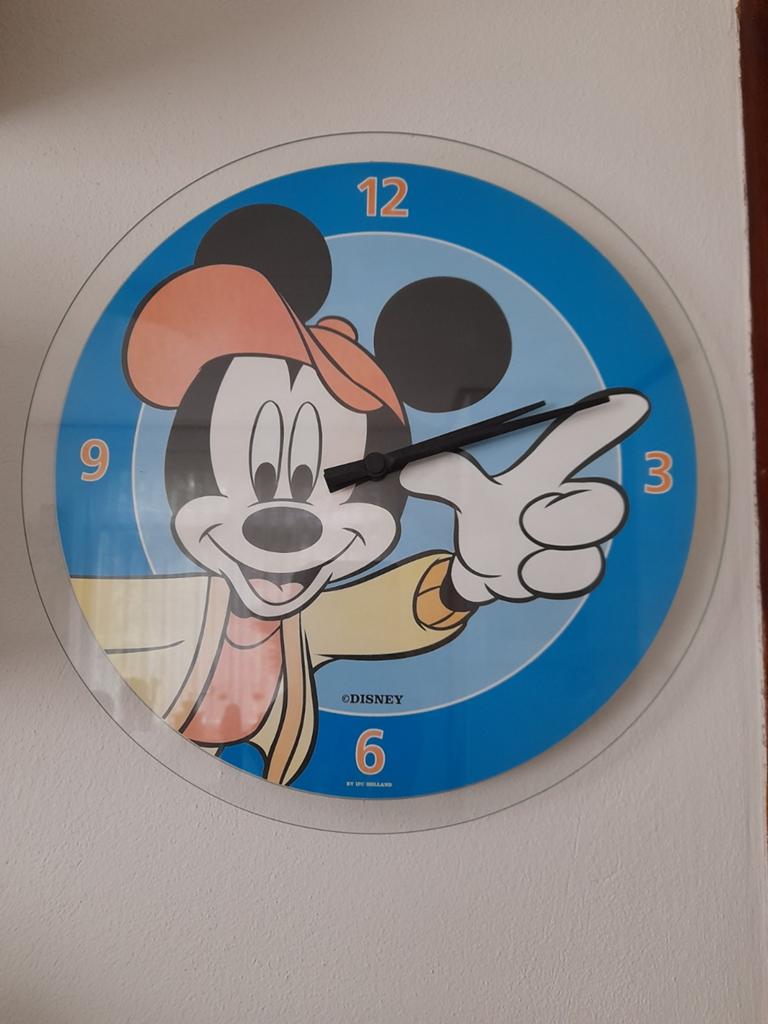 Disney klok Mickey Mouse, Verzamelen, Disney, Ophalen of Verzenden, Mickey Mouse, Zo goed als nieuw