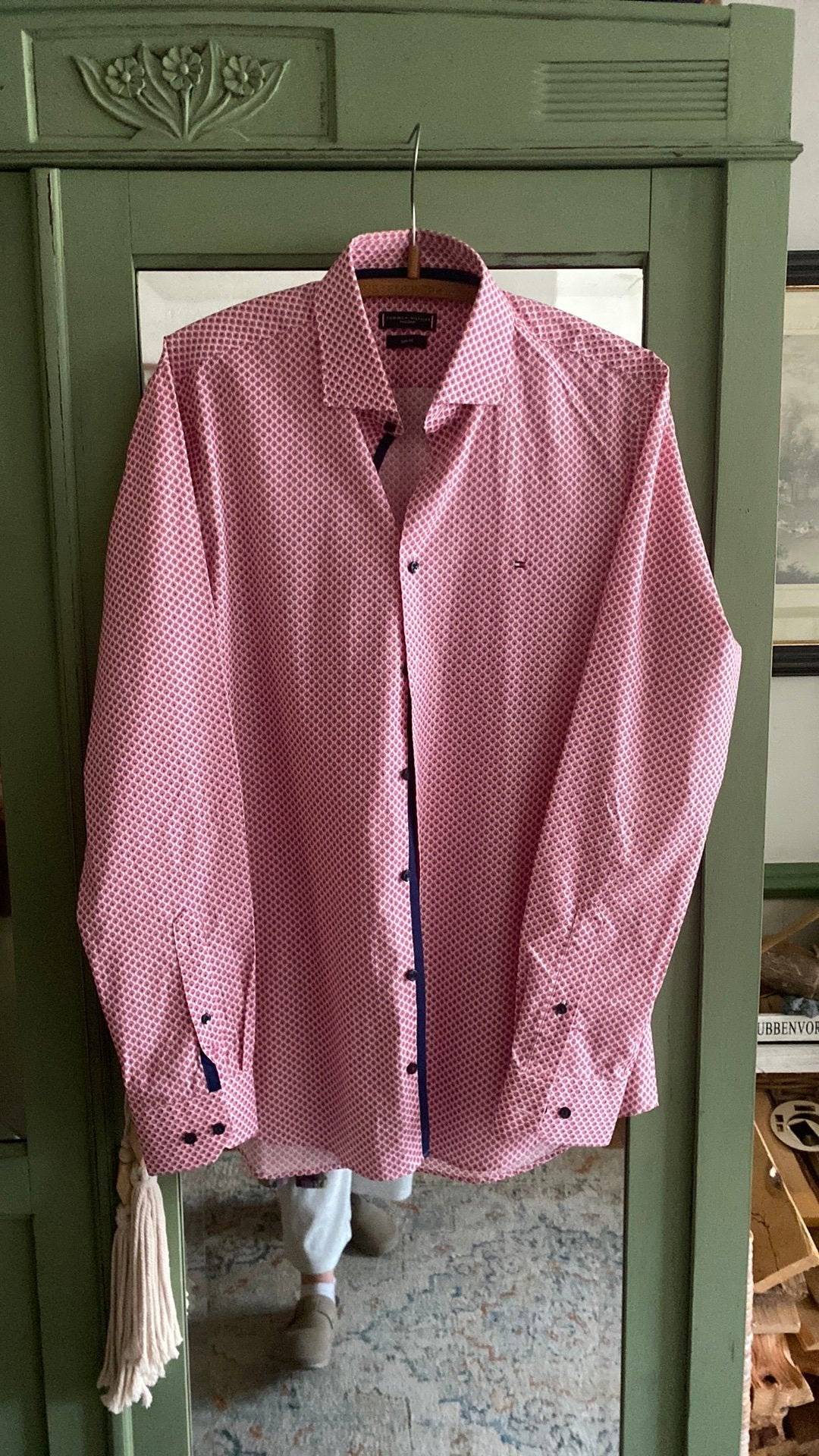 Nieuwe heren  overhemd van Tommy Hilfiger maat M, Kleding | Heren, Ophalen of Verzenden, Nieuw, Meerkleurig, Halswijdte 39/40 (M)