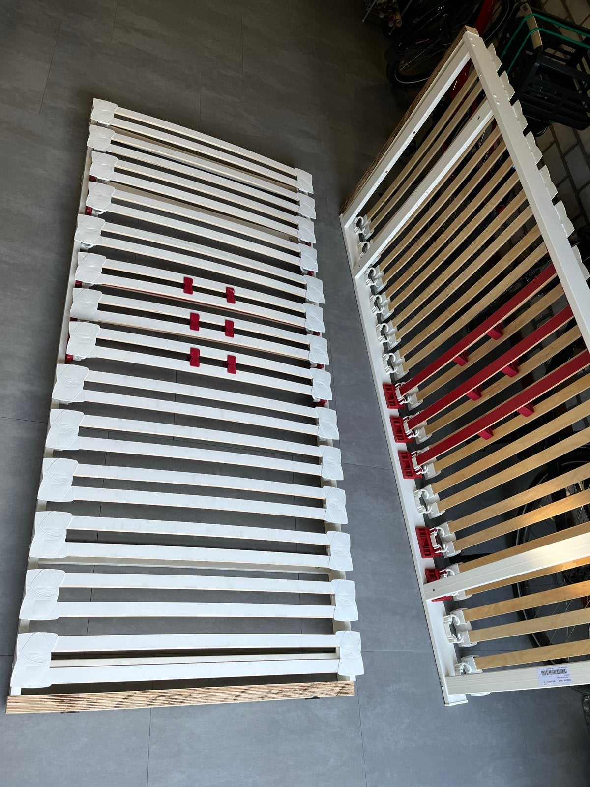 2 kwaliteits-lattenbodems 90x200 cm – Avvio Flex Plano, Ophalen, Gebruikt, 90 cm, Tweepersoons