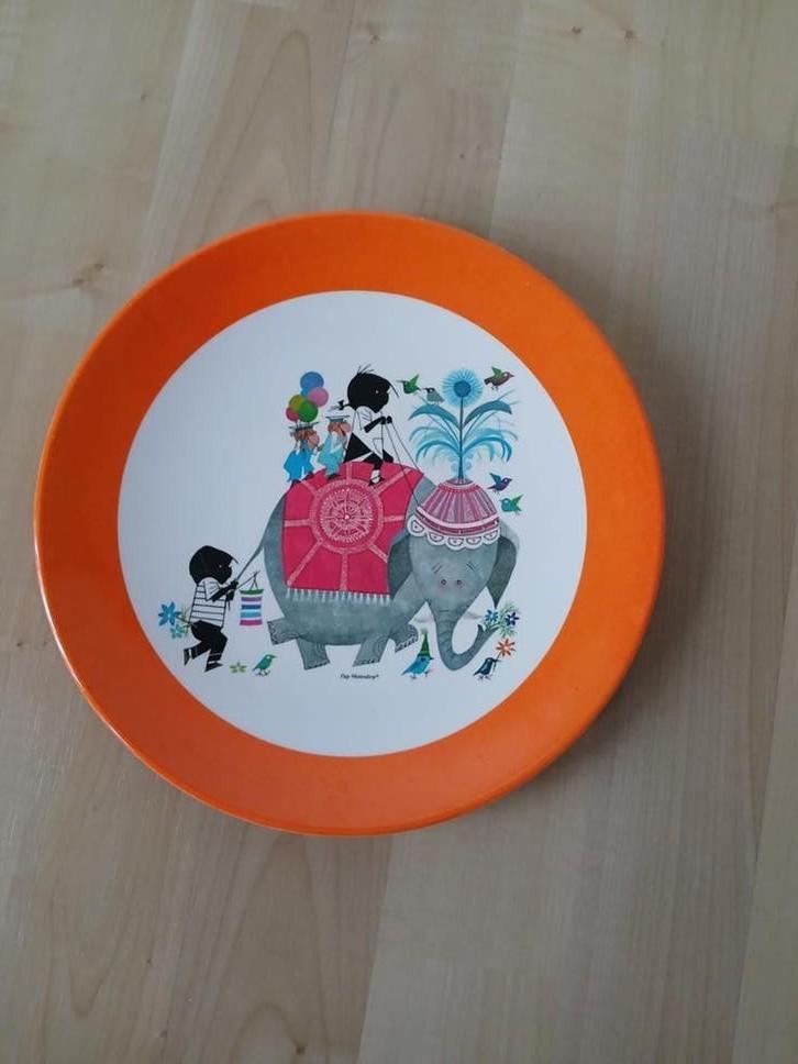Hema kinderbord olifant - Fiep Westendorp, Huis en Inrichting, Keuken | Servies, Overige materialen, Gebruikt, Ophalen of Verzenden