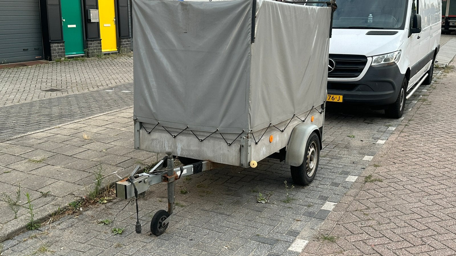 Aanhanger met Tucker styeem, Ophalen, Gebruikt