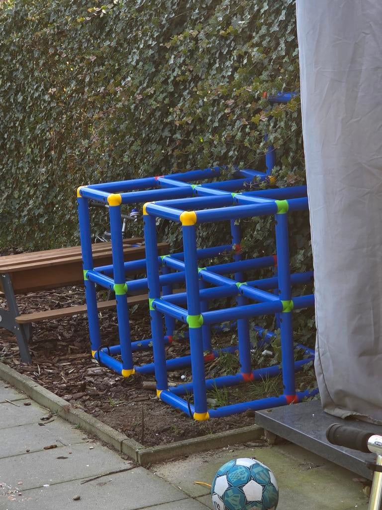 Klimrek voor kinderen - Stevig en kleurrijk speelplezier, Ophalen, Gebruikt, Klimwand