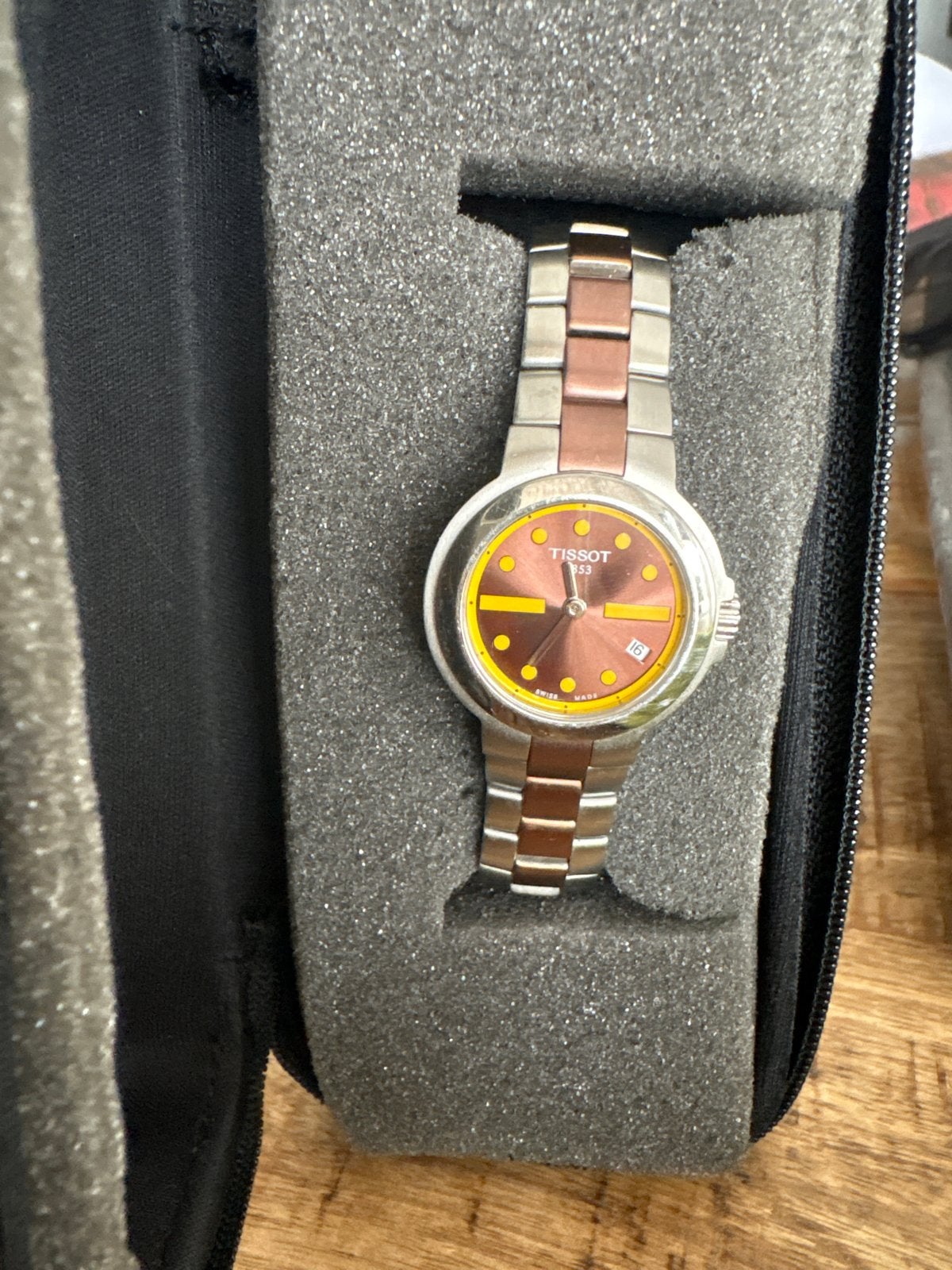 Tissot 1853 P840/940 Dameshorloge - Zo goed als nieuw, Overige merken, Staal, Polshorloge, Ophalen of Verzenden