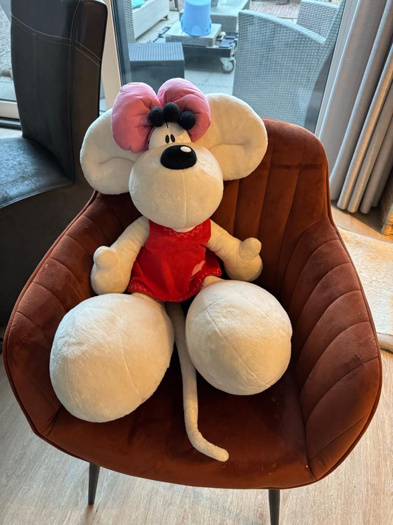Grote Diddlina Knuffel - Knuffel Editie, Ophalen of Verzenden, Diddlina, Zo goed als nieuw, Knuffel