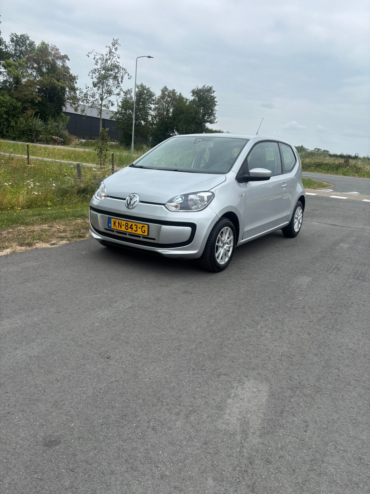 Volkswagen up! 1.0 44KW 2013 Grijs nwe apk / rijklaar, Voorwielaandrijving, Up!, 4 stoelen, Bedrijf