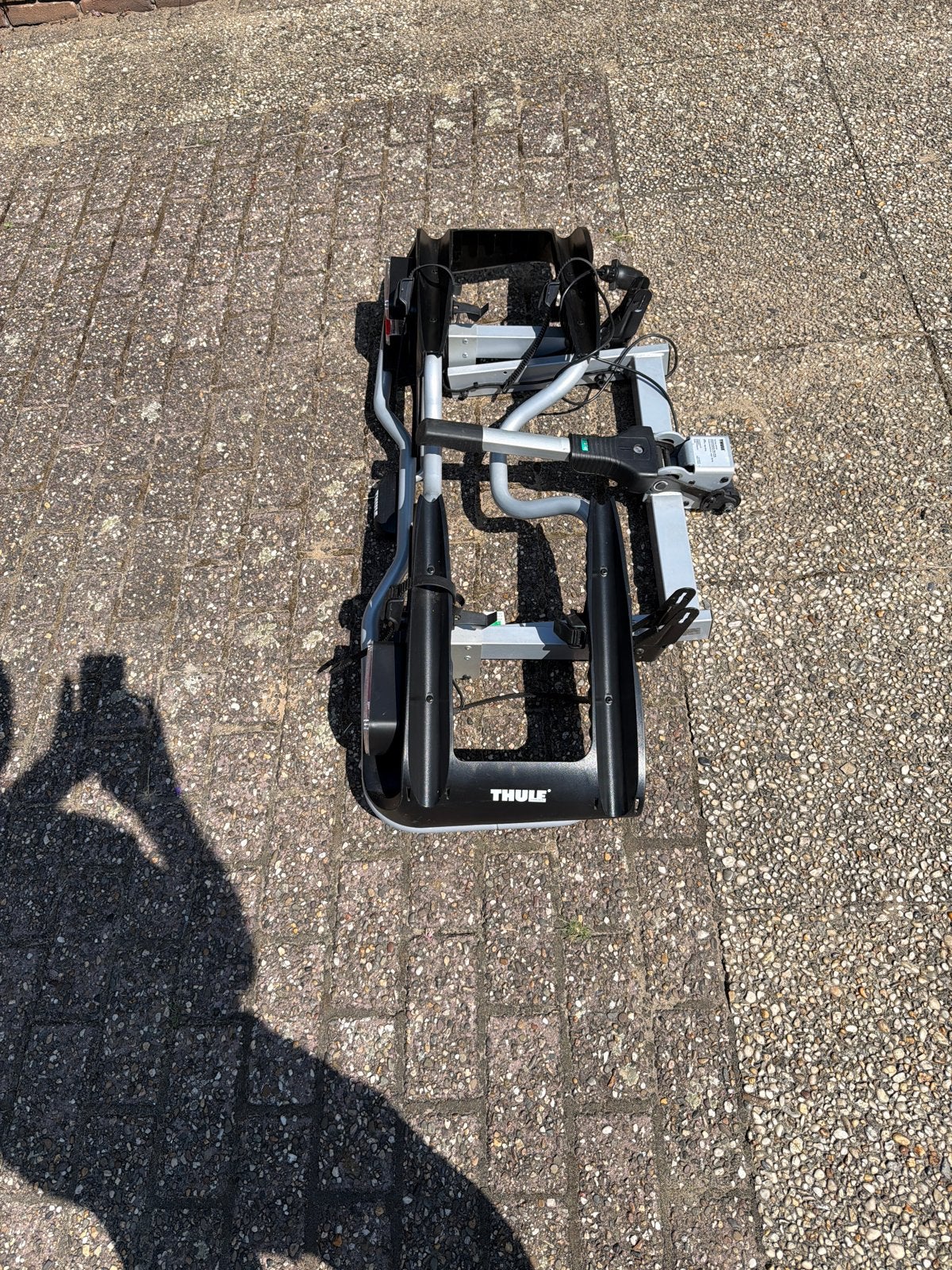 Thule fietsendrager kantelbaar voor trekhaak, Ophalen, 2 fietsen, Gebruikt, Trekhaakdrager