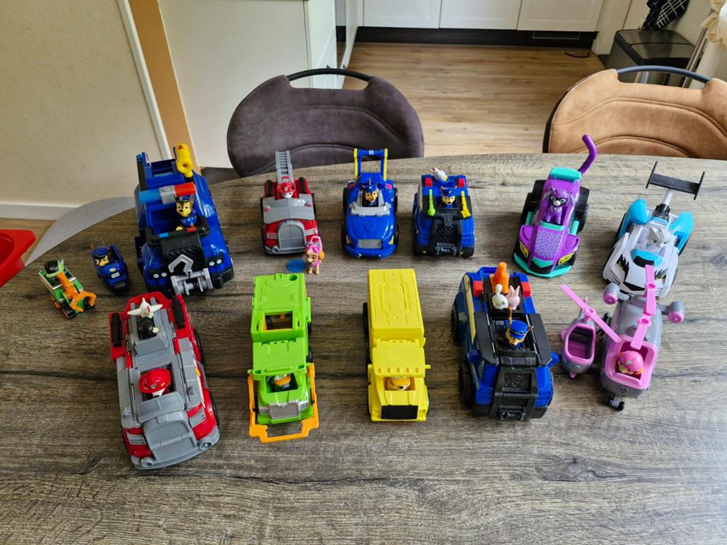 Paw patrol grote wagens, Ophalen of Verzenden, Zo goed als nieuw