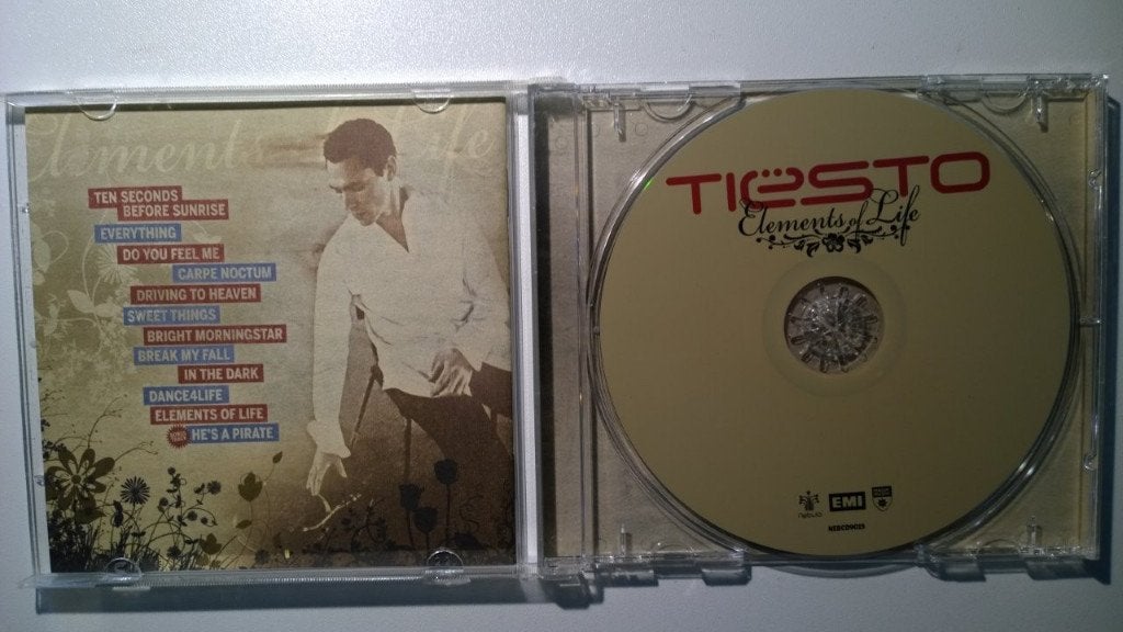 Tiësto - Elements Of Life, Cd's en Dvd's, Ophalen of Verzenden, Zo goed als nieuw, Trance, Album