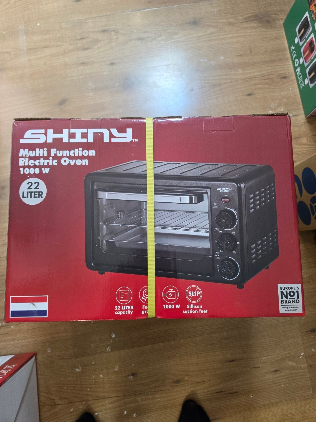 SHINY Multifunctionele Elektrische Oven 1000W 22L, Minder dan 45 cm, Overige merken, Minder dan 45 cm, Nieuw