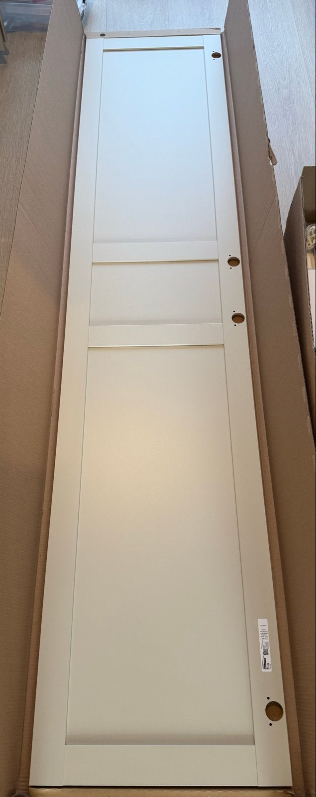IKEA FLISBERGET Deur, lichtbeige 50x229 cm, Ophalen, Minder dan 50 cm, 200 cm of meer, Nieuw