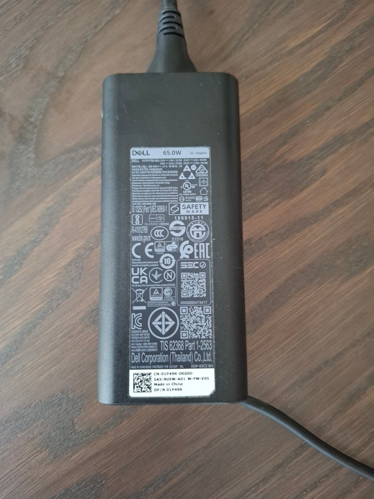 Dell 65W USB-C Oplader - Origineel en Zo Goed als Nieuw, Computers en Software, Ophalen of Verzenden, Zo goed als nieuw, Dell
