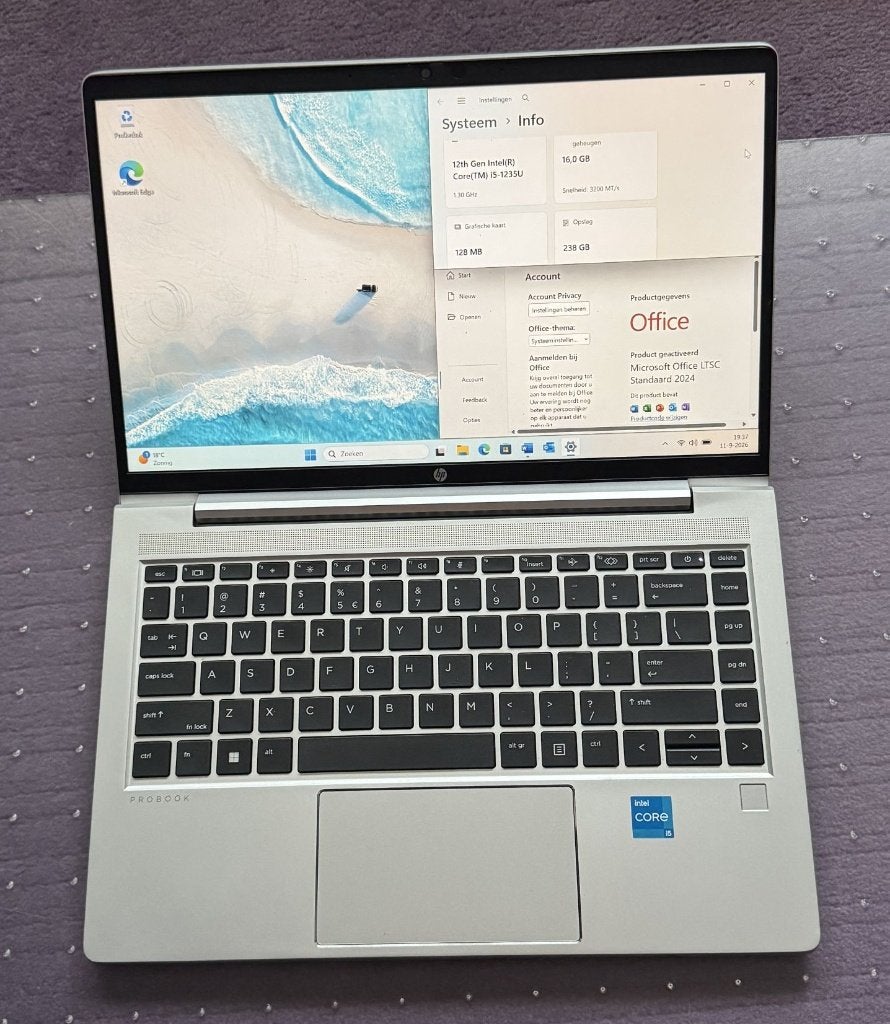 14” Hp Probook 440 G9, 12e gen. I5, 16 Gb, 256/512 Gb Nvme, 2 tot 3 Ghz, Qwerty, 14 inch, Ophalen of Verzenden