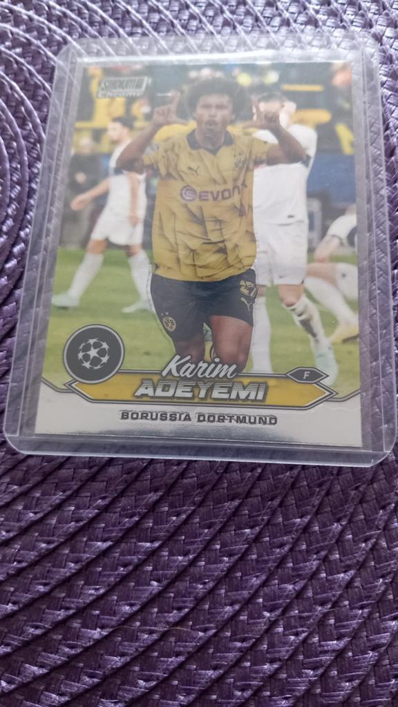 Karim Adeyemi Borussia Dortmund Spelerskaart Topps, Ophalen of Verzenden