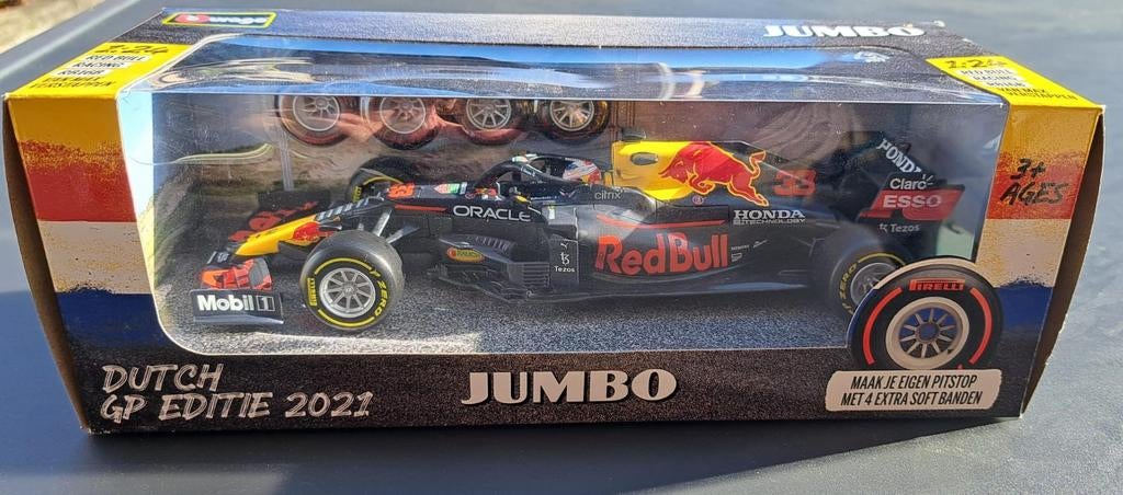 Max Verstappen Modelauto 2021, Hobby en Vrije tijd, Modelauto's | 1:24, Ophalen of Verzenden