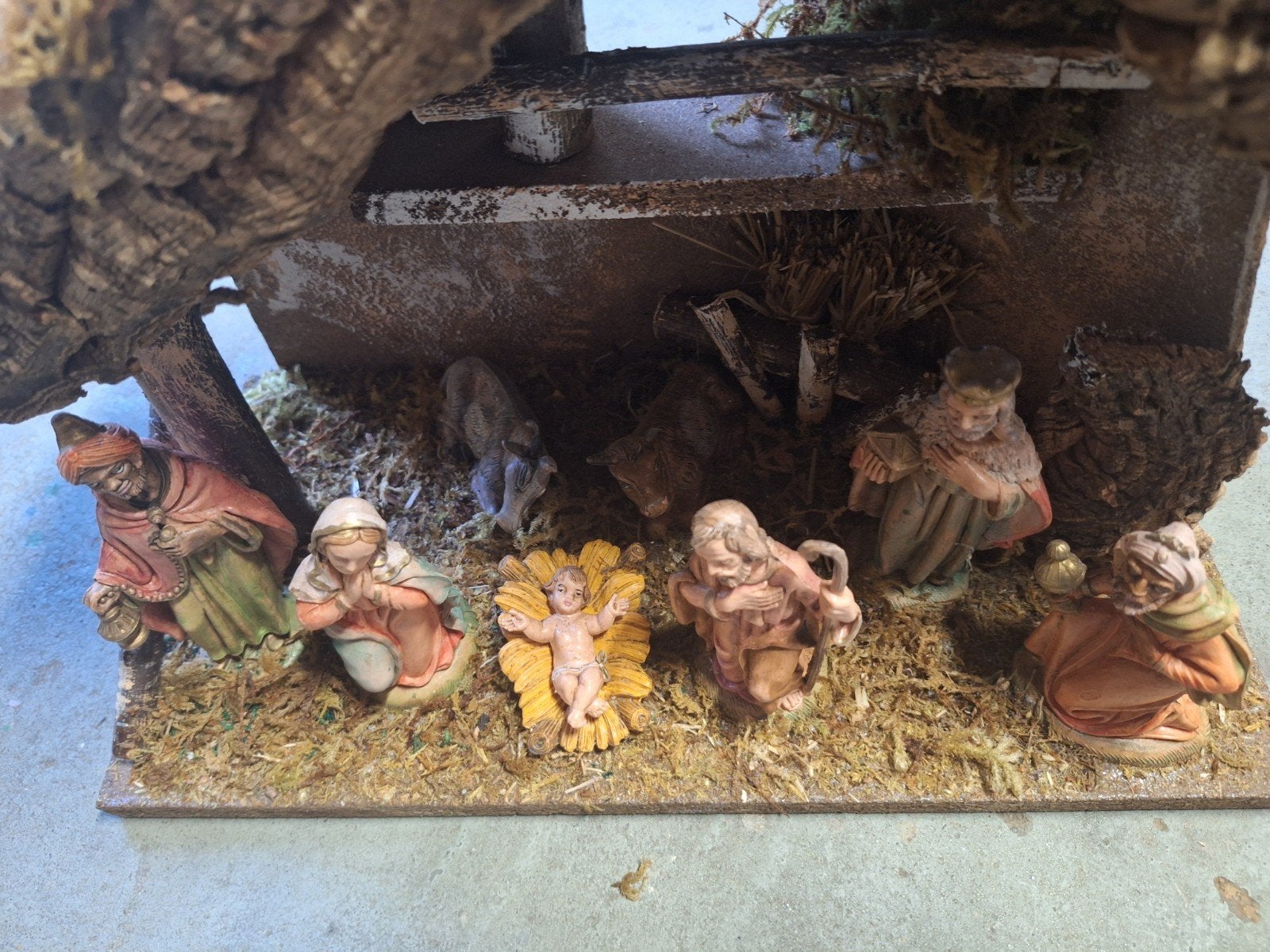 traditionele kerststal, Ophalen of Verzenden, Gebruikt