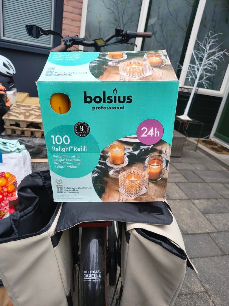 Bolsius Relight Navulling 24 uur Amber - 93 stuks, Ophalen of Verzenden, Nieuw, Overige materialen, Kaars