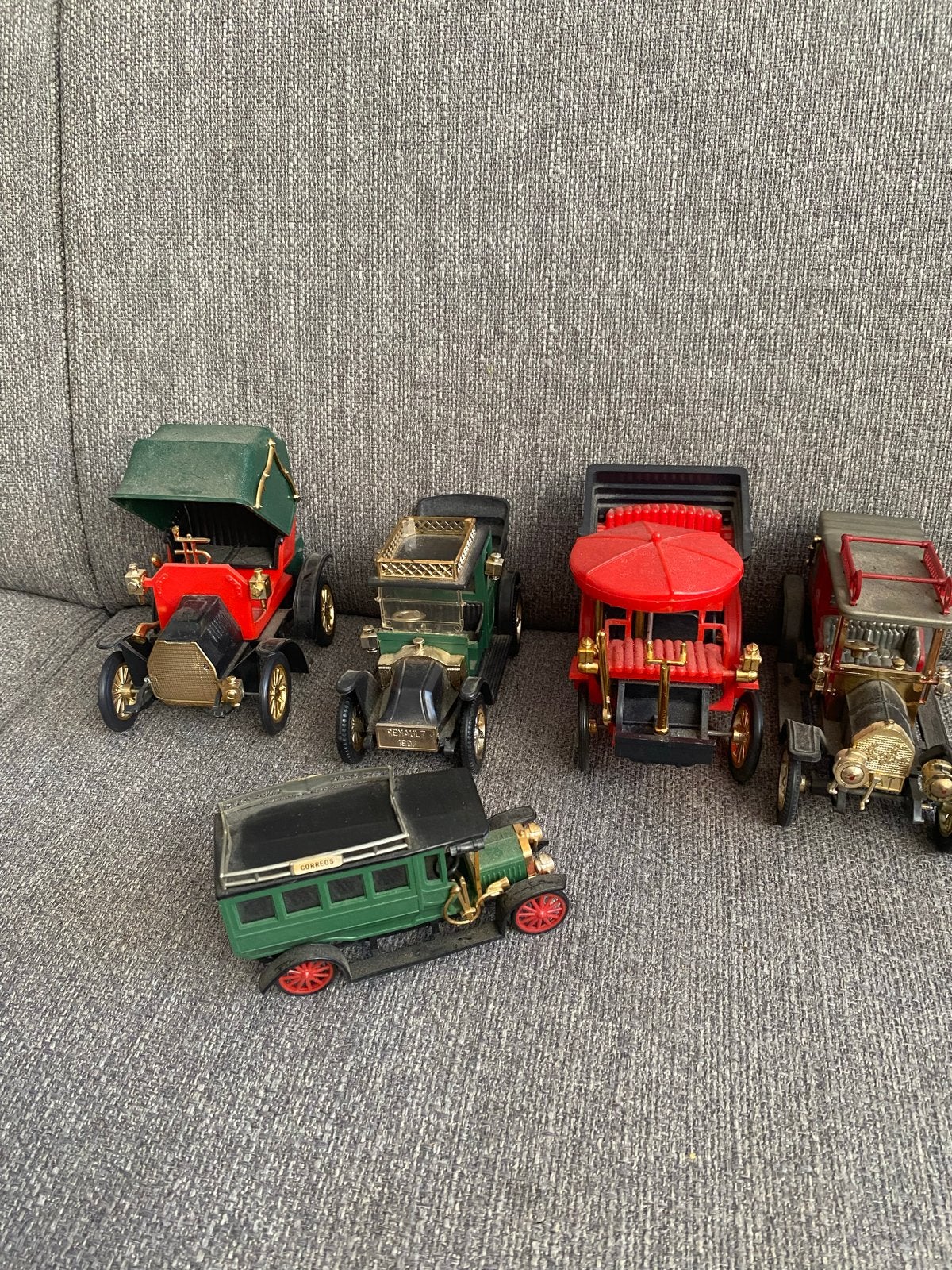 Set van 5 Vintage Decoratieve Auto's - Nacoral S.A., Verzenden, Gebruikt