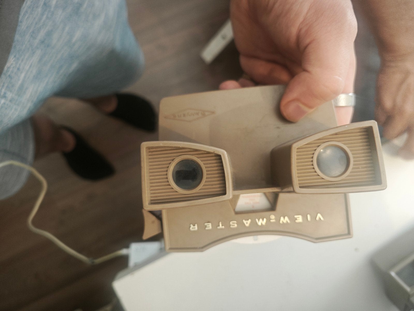 Vintage View-Master met diverse schijven, Ophalen of Verzenden, Gebruikt