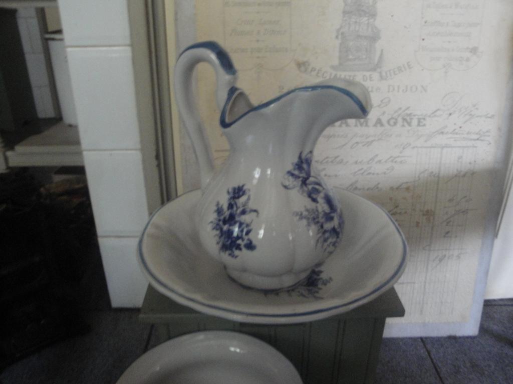 delfs blauw lampetstel hand painted 5 delig, Ophalen of Verzenden