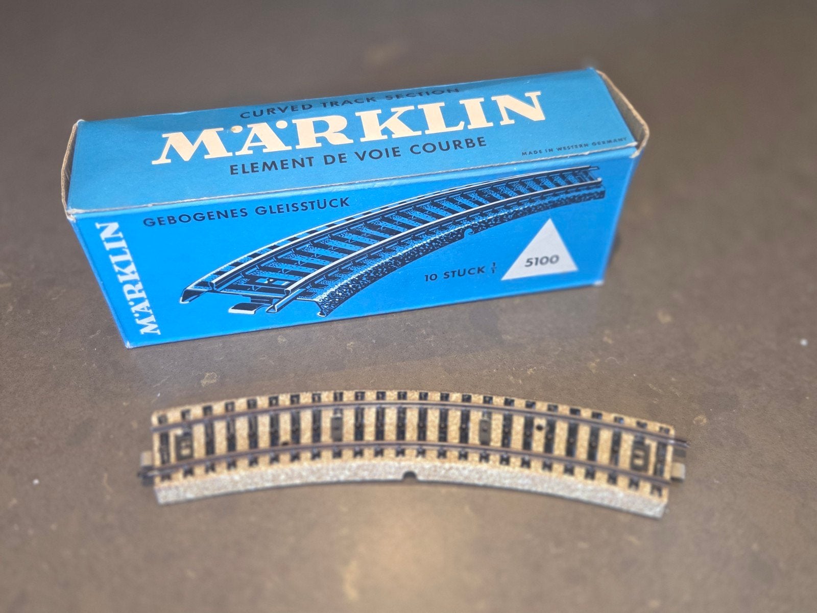Märklin 5100 Gebogen Rails - 10 Stuks, Ophalen, Wisselstroom, Gebruikt, Rails