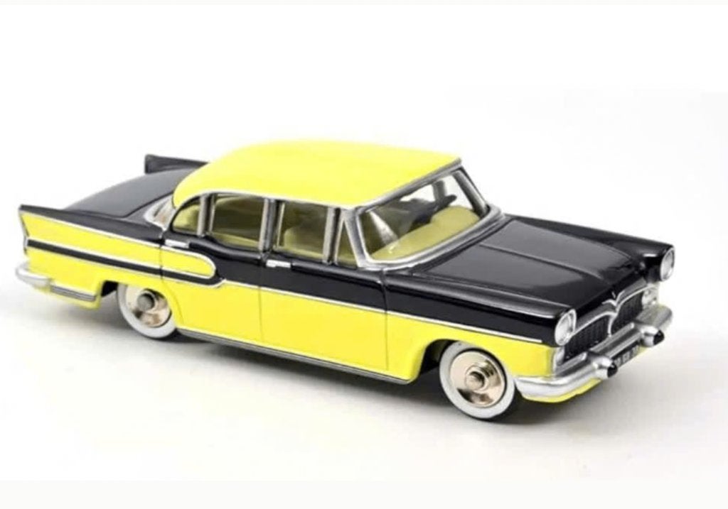 Simca Chambord geel 1958 & caravan Henon 1/43 NOREV CL5711, Hobby en Vrije tijd, Modelauto's | 1:43, Verzenden, Nieuw, Auto, Norev