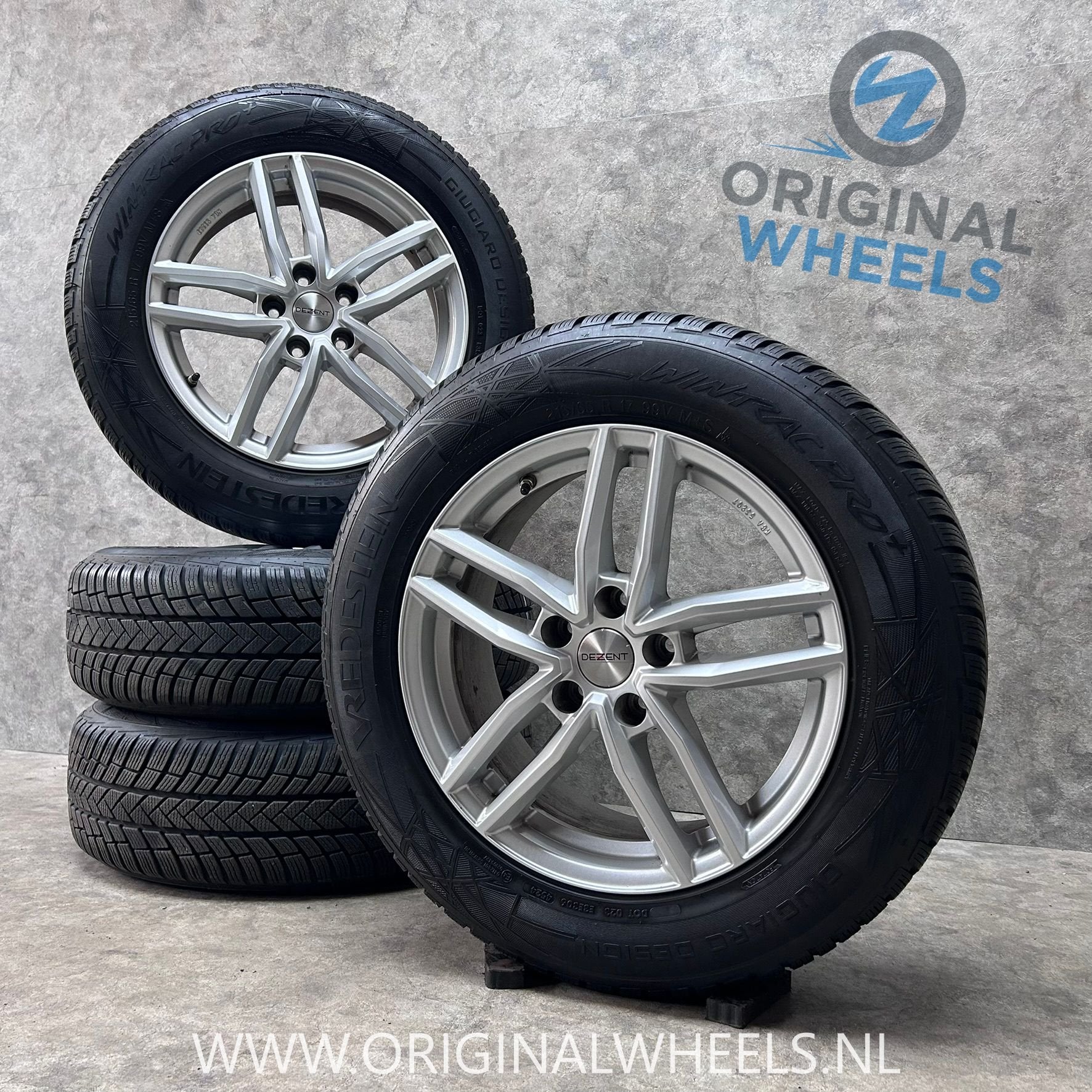 17 inch Dezent velgen + winterbanden Hyundai Tucson, -, -, Banden en Velgen, 17 inch